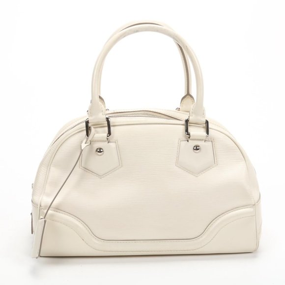 Louis Vuitton Epi Bowling Montaigne PM Ivoire - Picture 2 of 12